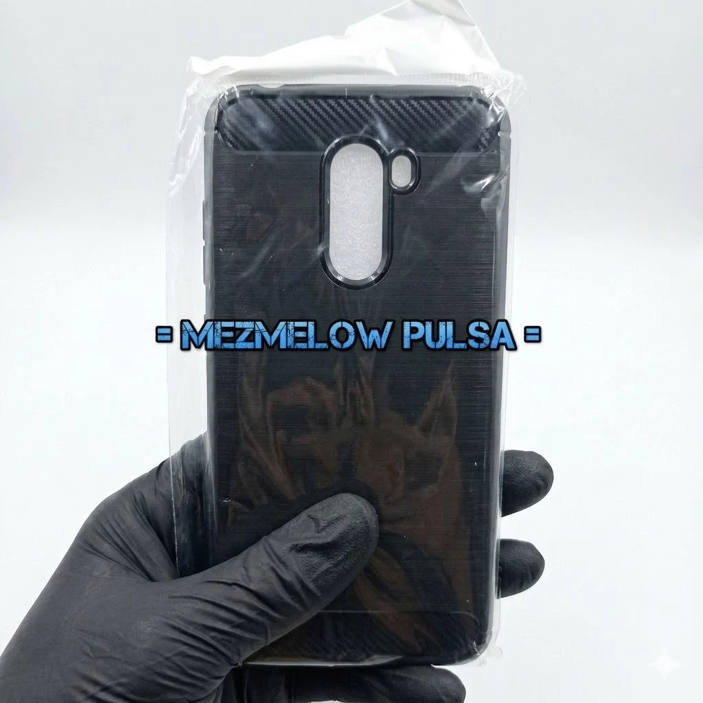 Caseng Soft Case Fiber Carbon Casing Case XIAOMI POCOPHONE F1 / POCO F1