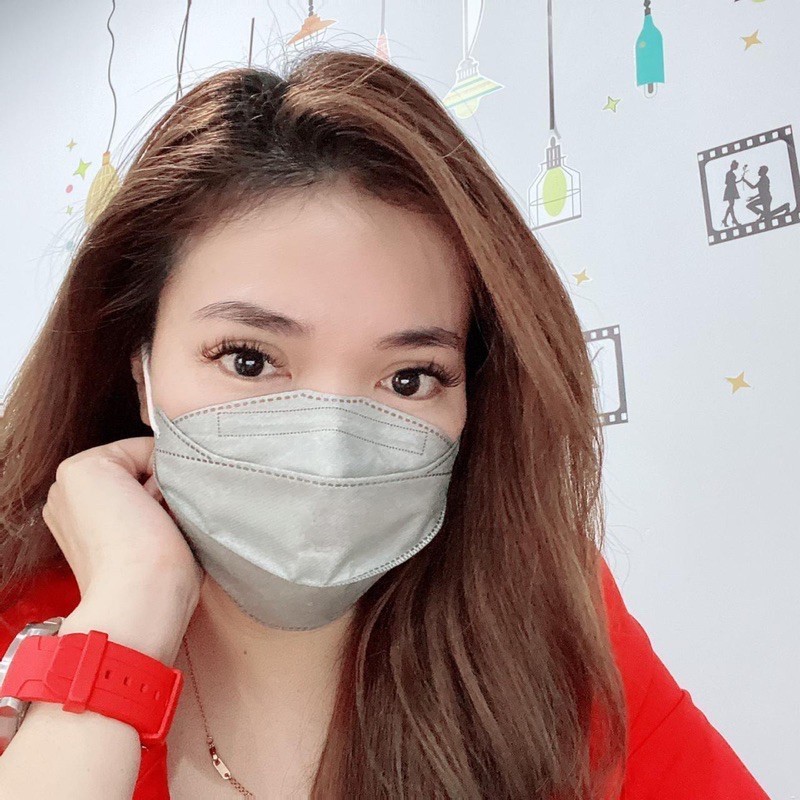 POPmaker shop Masker Earloop 4D K102 / 5 Warna Random Isi 10 pcs​ - Real Pict, Desain Nyaman dan Stylish COD - Gambar 2