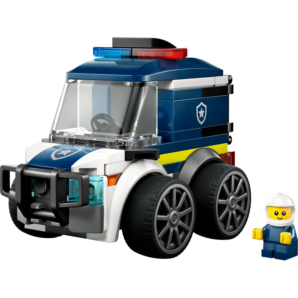 LEGO City 60481 Rides – Police Truck (71 Pieces), Building Block, Toys, Bricks - Gambar 3