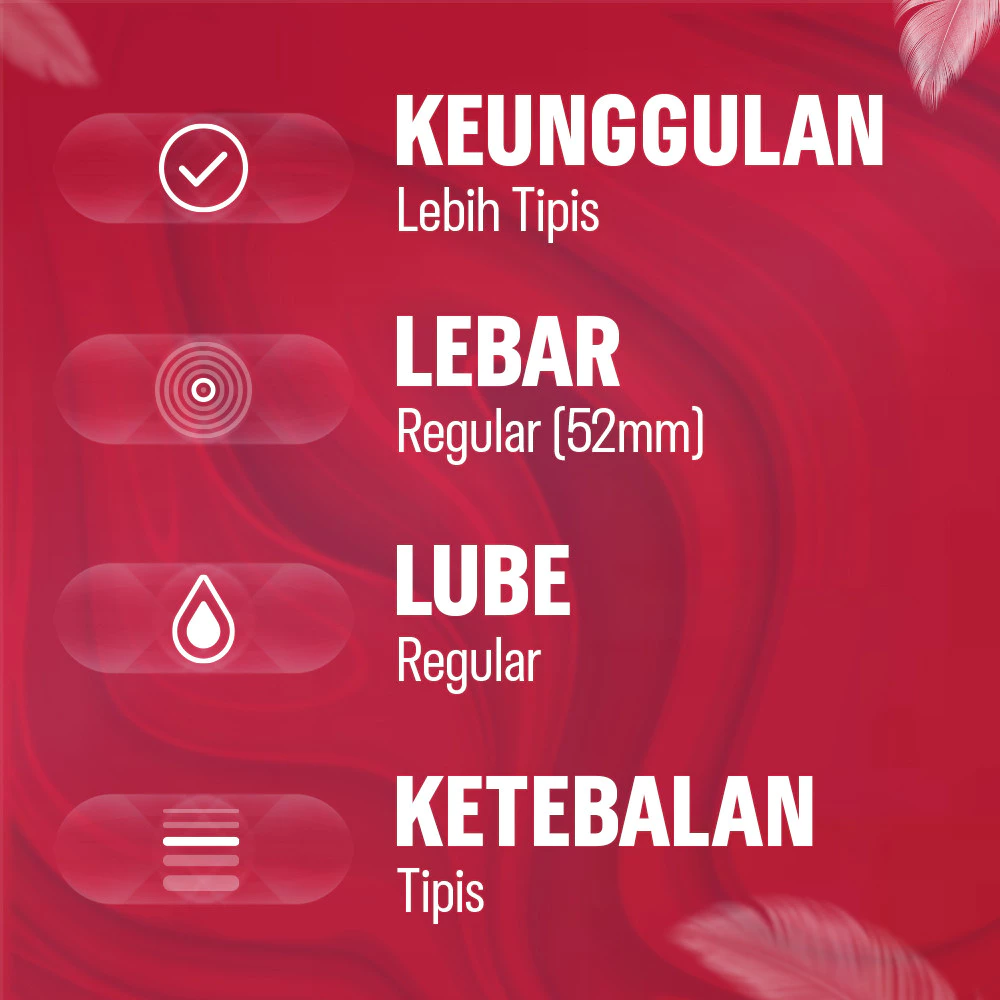 Durex Fetherlite - 12s (Kondom Pria Tipis Yang Terasa Lembut Dengan Extra Lubricant, Nikmati Kedekatan Dengan Pasangan Tanpa Mengorbankan Keamanan. Alat Kontrasepsi) - Gambar 3