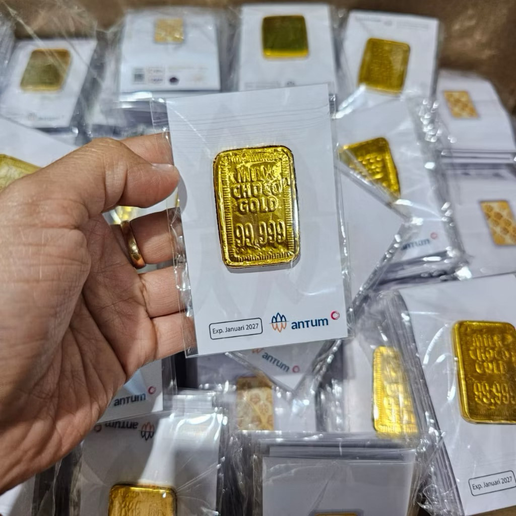 Coklat Emas Antum Mini Batang Halal Viral - Gambar 4