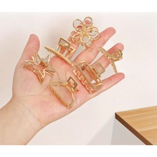 POPmaker Jepit Rambut Cakar 4.5cm Mutiara Elegan - Gambar 3