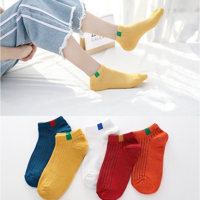 POPmaker shop Kaos Kaki K11 - Model Polos Unisex untuk Pria dan Wanita​ Kaos kaki fashion import dengan desain sederhana yang cocok untuk berbagai gaya. COD - Gambar 3