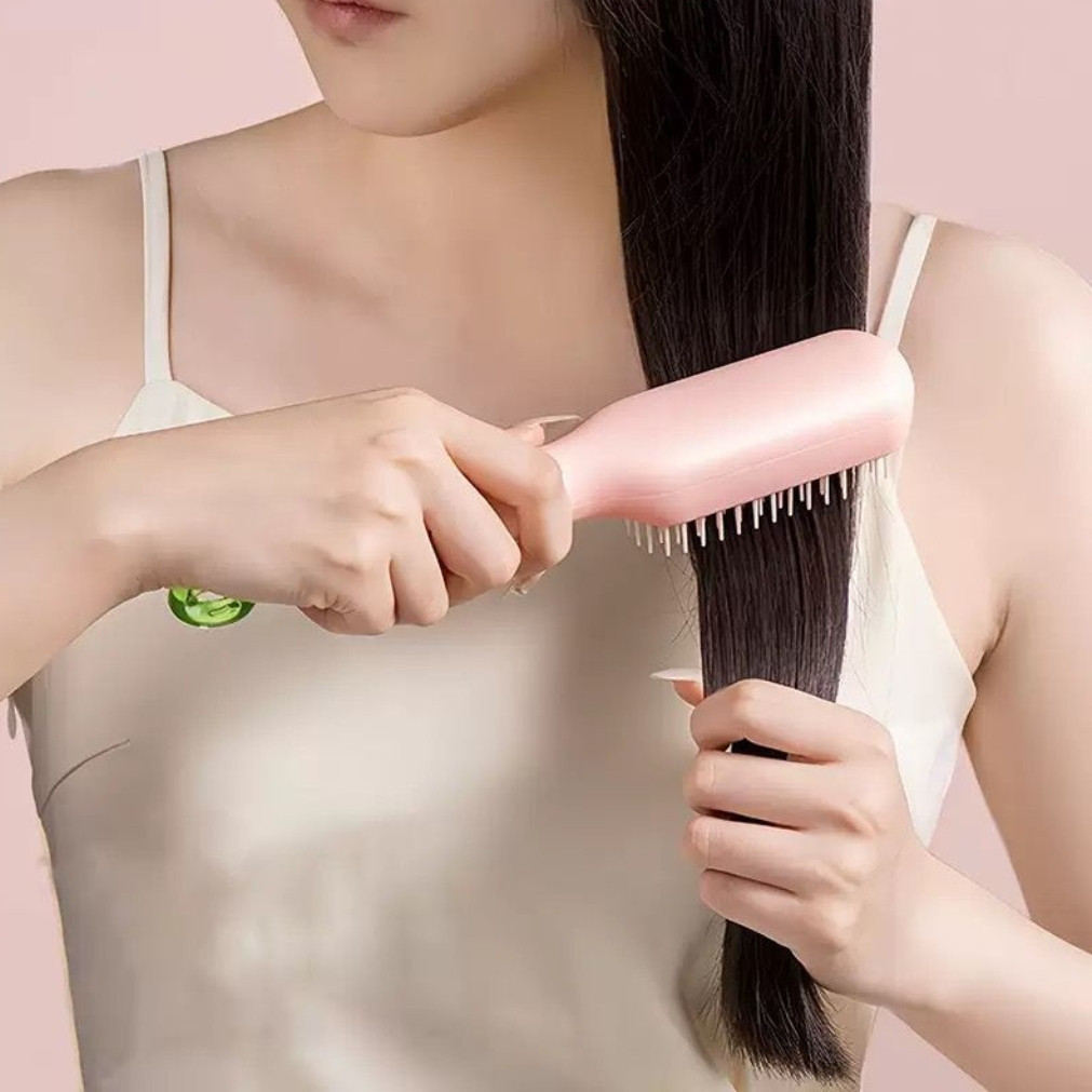 POPmaker Sisir Rambut Anti Kusut Teleskopik Nyaman - Gambar 3
