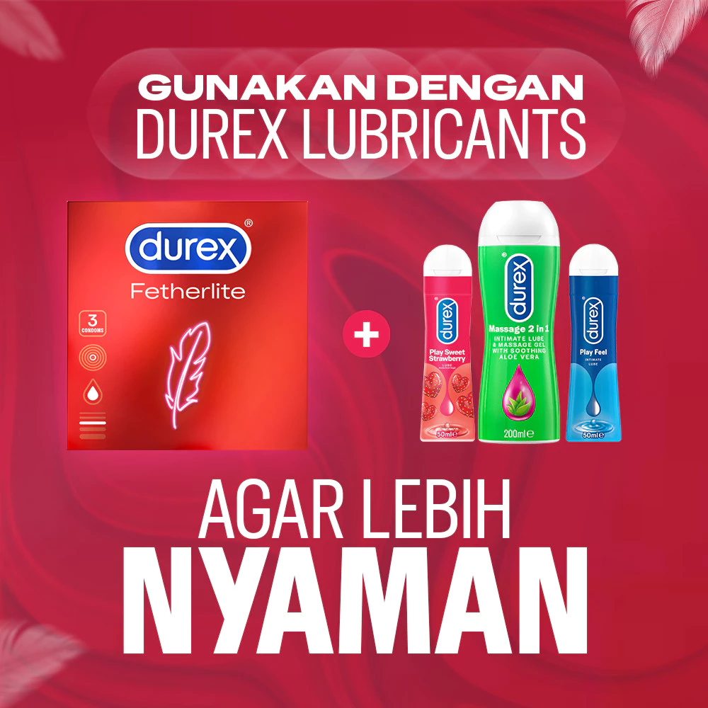 Durex Fetherlite - 12s (Kondom Pria Tipis Yang Terasa Lembut Dengan Extra Lubricant, Nikmati Kedekatan Dengan Pasangan Tanpa Mengorbankan Keamanan. Alat Kontrasepsi) - Gambar 4
