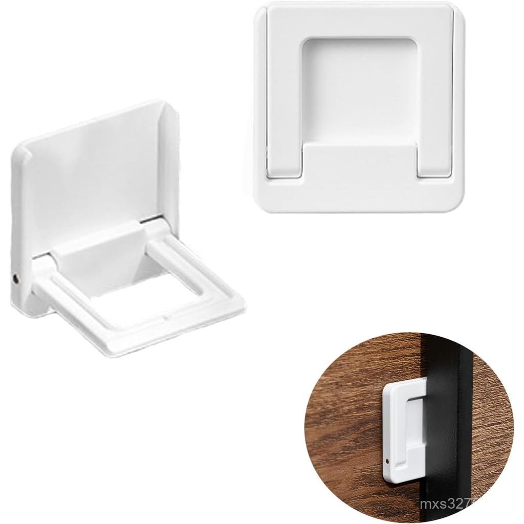 2 Pack Sliding Door Lock Handle Foldable Sticky Safety Non Punching ...