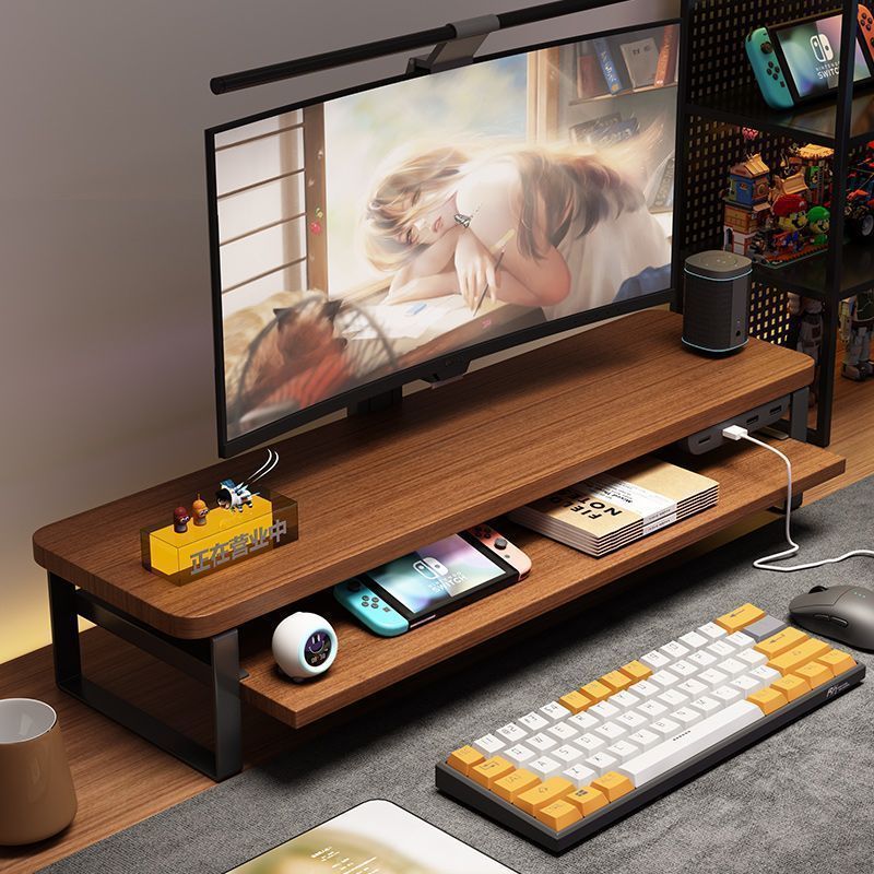 Monitor stand for computer, height-adjustable computer screen base ...