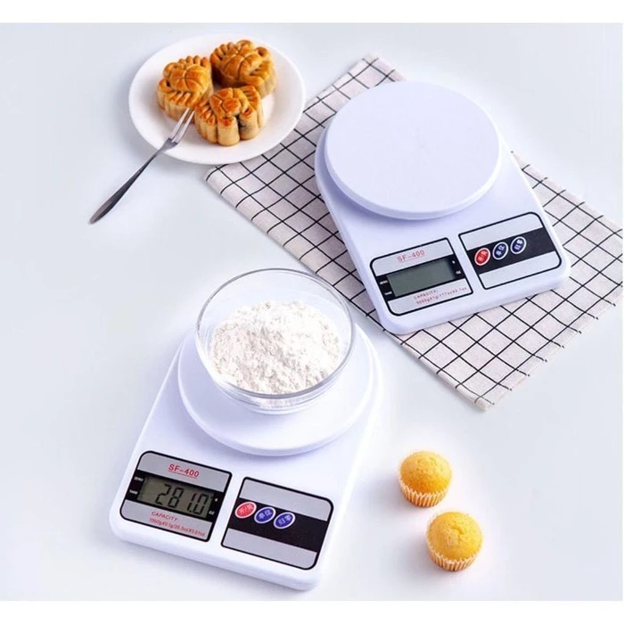 ELECTRONIC KITCHEN SCALE TIMBANGAN DAPUR DIGITAL SF400 KAPASITAS 10 KG DUS KUNING - Gambar 3