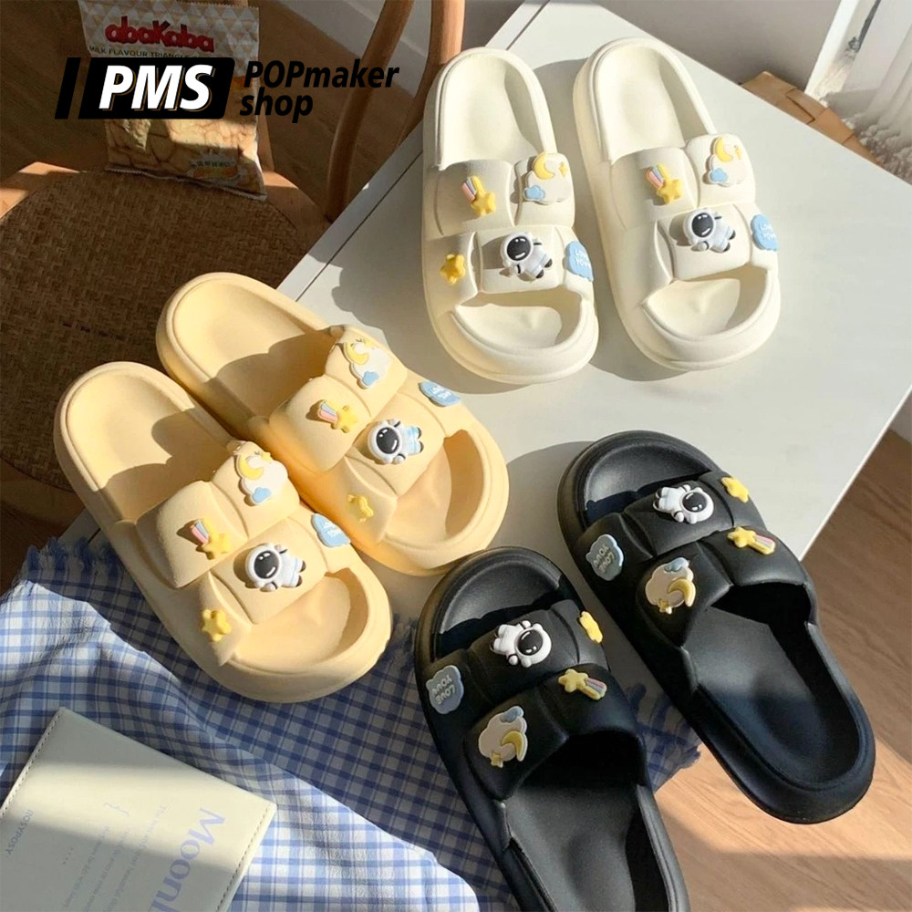 POPmaker Sandal Slop Wanita Empuk Non-Slip Fashion