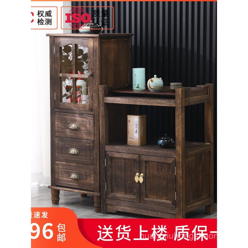 Tea Cabinet Solid Wood Tea Cabinet Small Sideboard Chinese Style ...