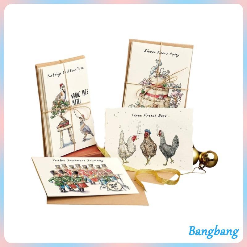 Bang Twelve Days of Christmas Card Set 12 Day of Christmas Funny Cards ...