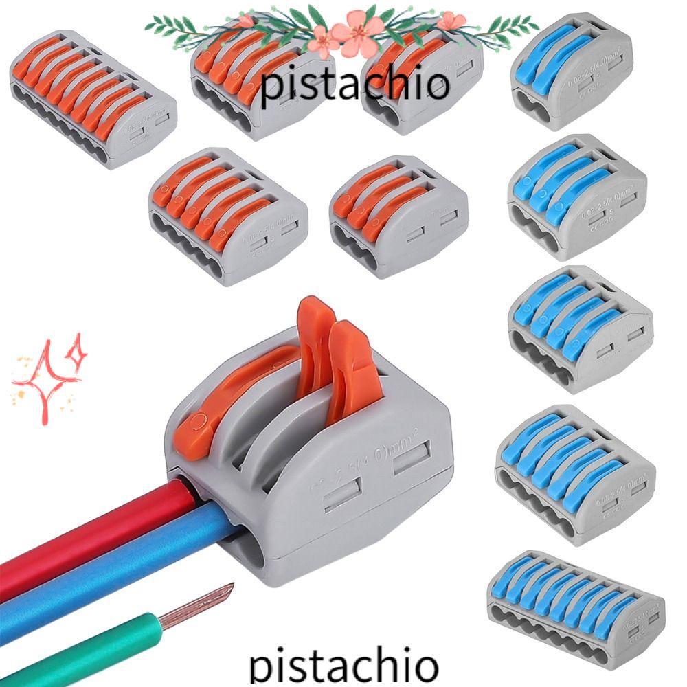PISTACHIO Wire Connector, Mini Universal Compact Quick Terminal Block ...