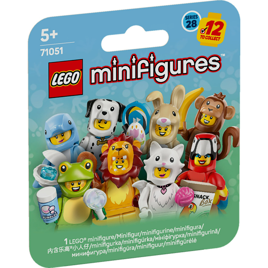 LEGO Minifigures 71051 Animals Series 28 (7 Pieces), Building Block, Toys, Bricks - Gambar 3