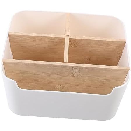 Creative Desktop Organizer with Detachable Compartments Storage Box for ...
