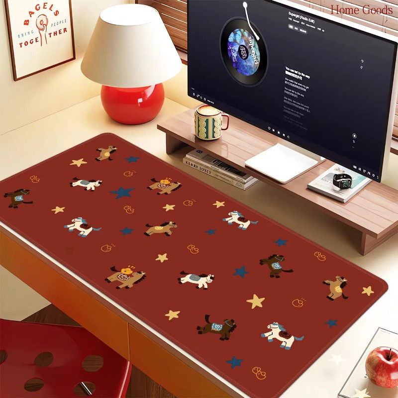 Lucky Pony Mouse Mat Extra Large Girls High-looking Office Computer ...