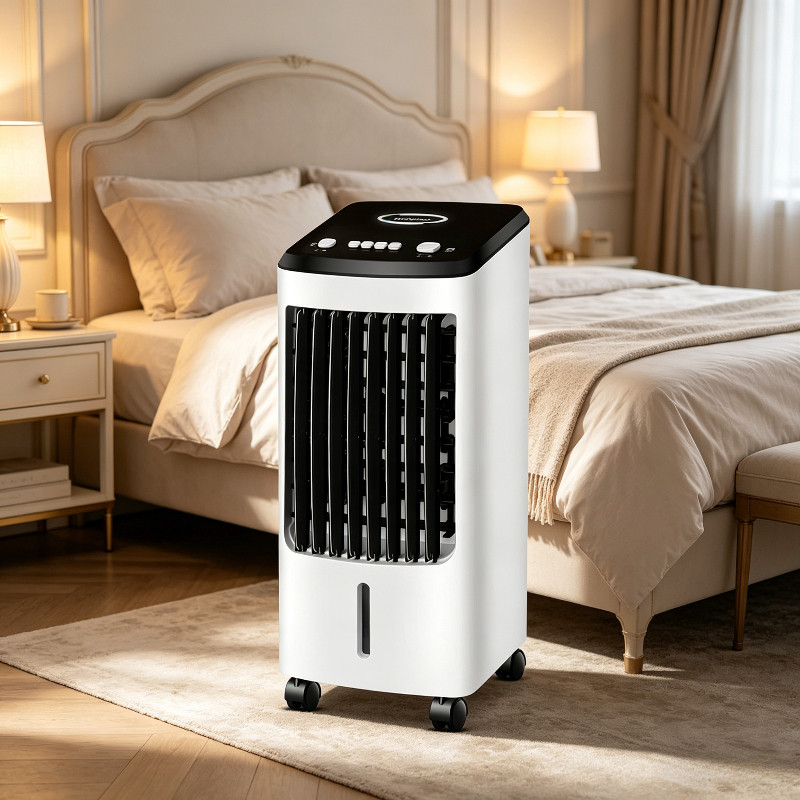 220V Portable Air Conditioner Fan Humidifier Cooler 70W Timed Cooling ...