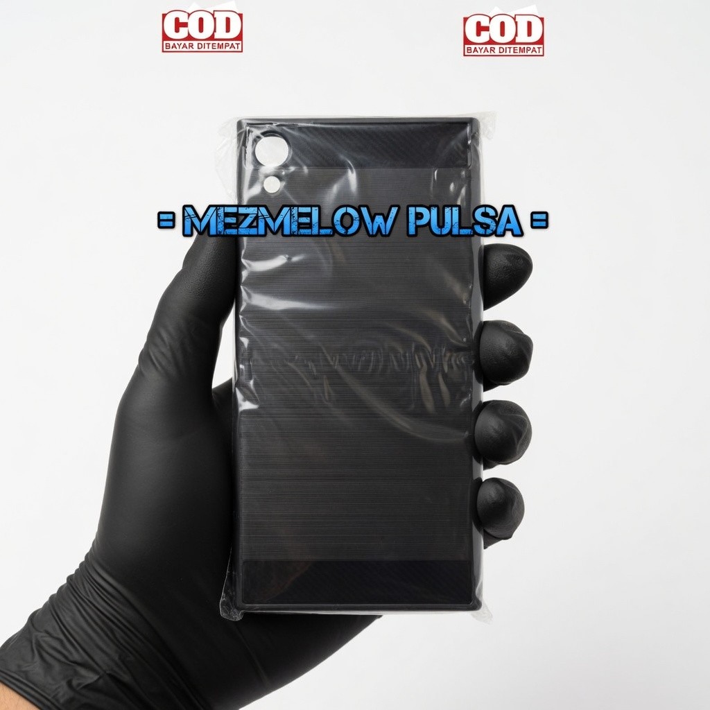 Casing Caseng Softcase Softcase Fiber Carbon Caseng SONY XPERIA XA1 ULTRA / XPERIA XA1 PLUS - Gambar 2