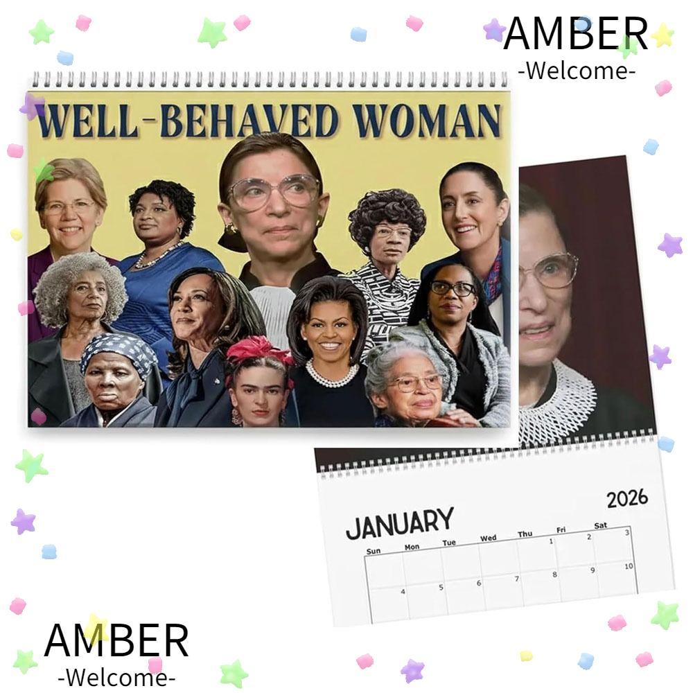AMBER Empowerment Calendar, Home Office Decor Celebrates Bold Women ...