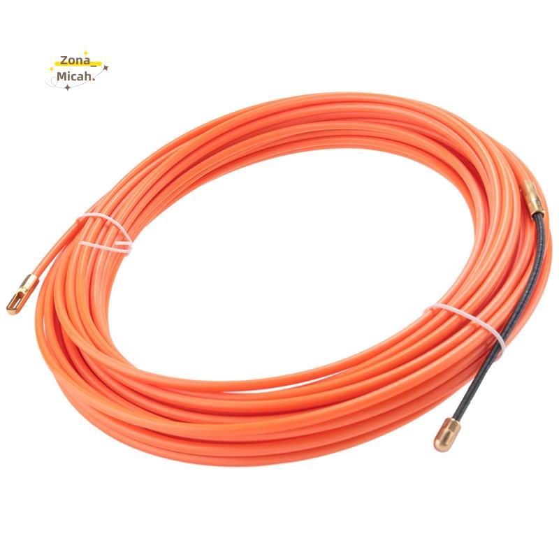 4Mm 15 Meter Orange Guide Device Nylon Electric Cable Push Pullers Duct ...
