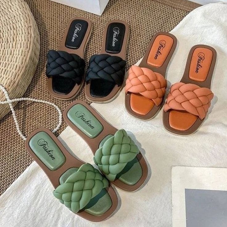 POPmaker Sandal Wanita Empuk Slip On Jelly - Gambar 3