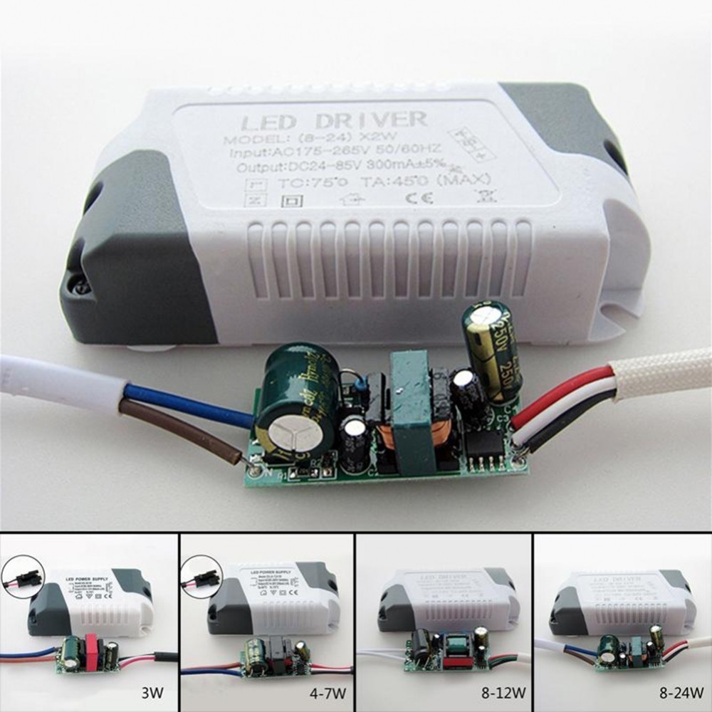 AC85265V Constant Current LED Driver Plastic Shell for Down For Lamp ...