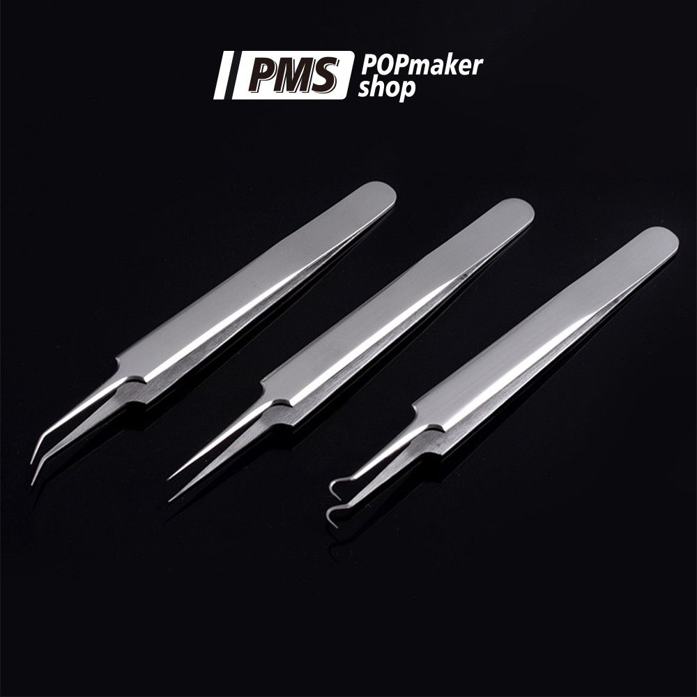 POPmaker Pinset Komedo Stainless Diskon Gratis Kotak
