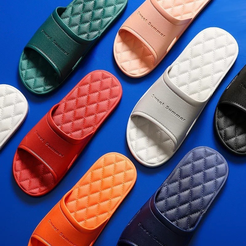 POPmaker shop Sandal Slop Wanita SP06 - Sandal Karet Polos dengan Desain Korean Style, Flat Minimalis, Nyaman & Empuk untuk Daily Use dan Sepatu Rumah COD - Gambar 2