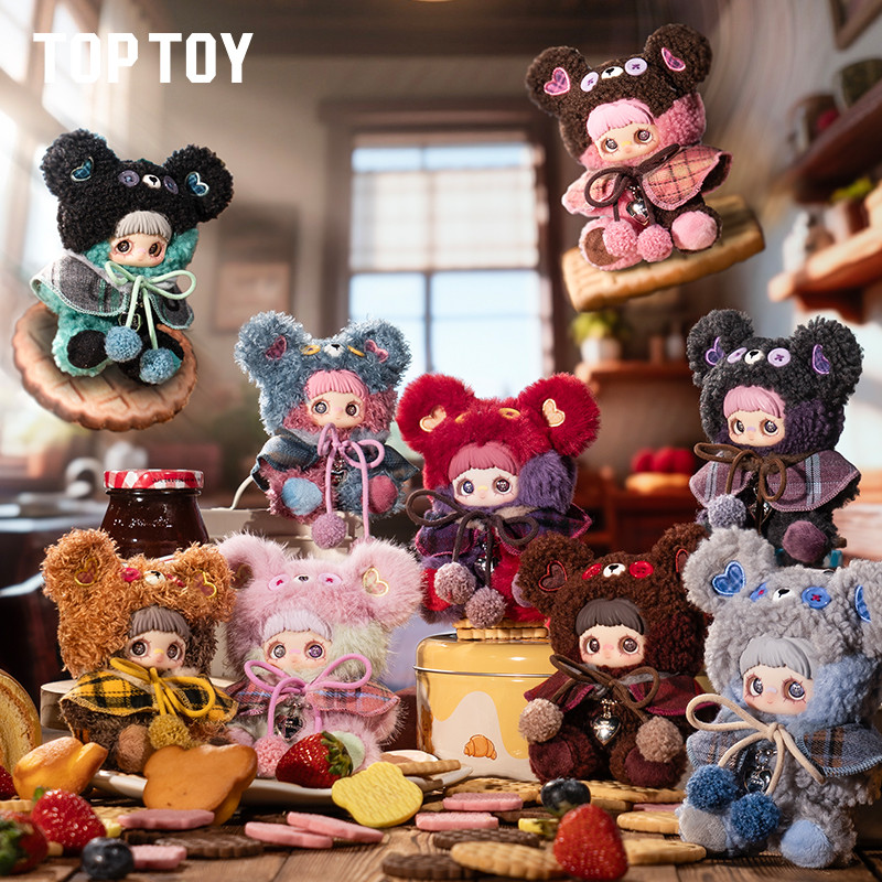 Maymei Tiny Bear Cookie maymei ぬいぐるみ　セット TOPTOY MayMei-Tiny Bear Cookie Series Plush Doll Blind Box Action