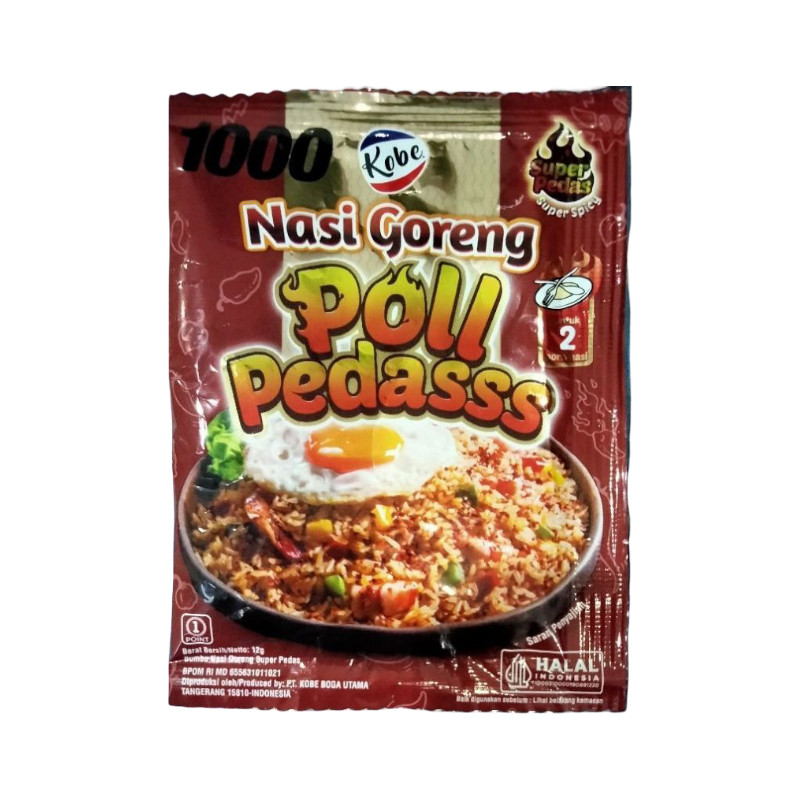 Kobe Bumbu Nasi Goreng Poll Pedas Ayam - Gambar 2