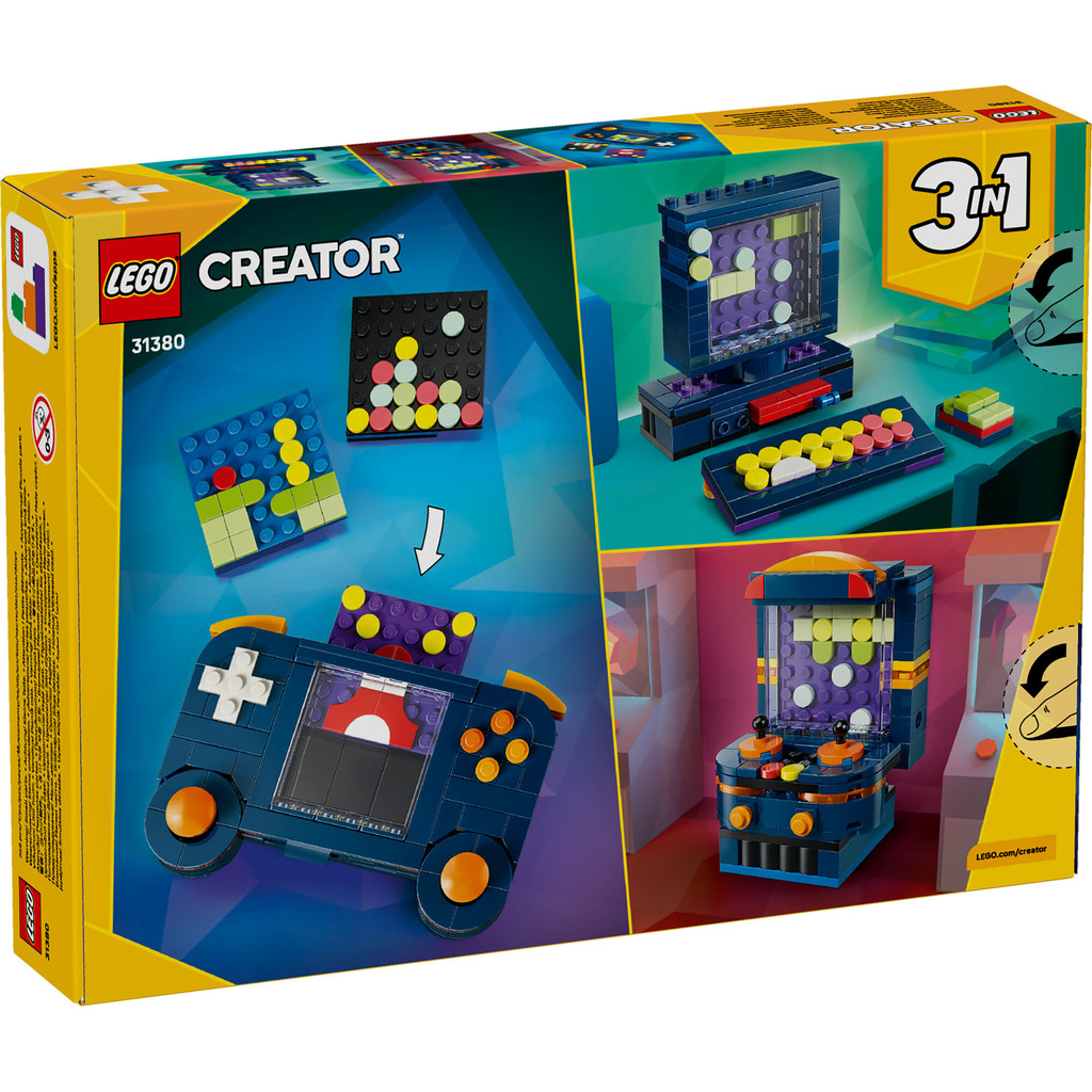 LEGO Creator 31380 Retro Gaming Console (268 Pieces), Building Block, Toys, Bricks - Gambar 4