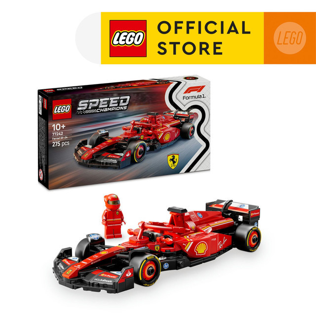 LEGO Speed Champions 77242 Ferrari SF-24 F1 Race Car (275 Pieces), Building Block, Toys, Bricks