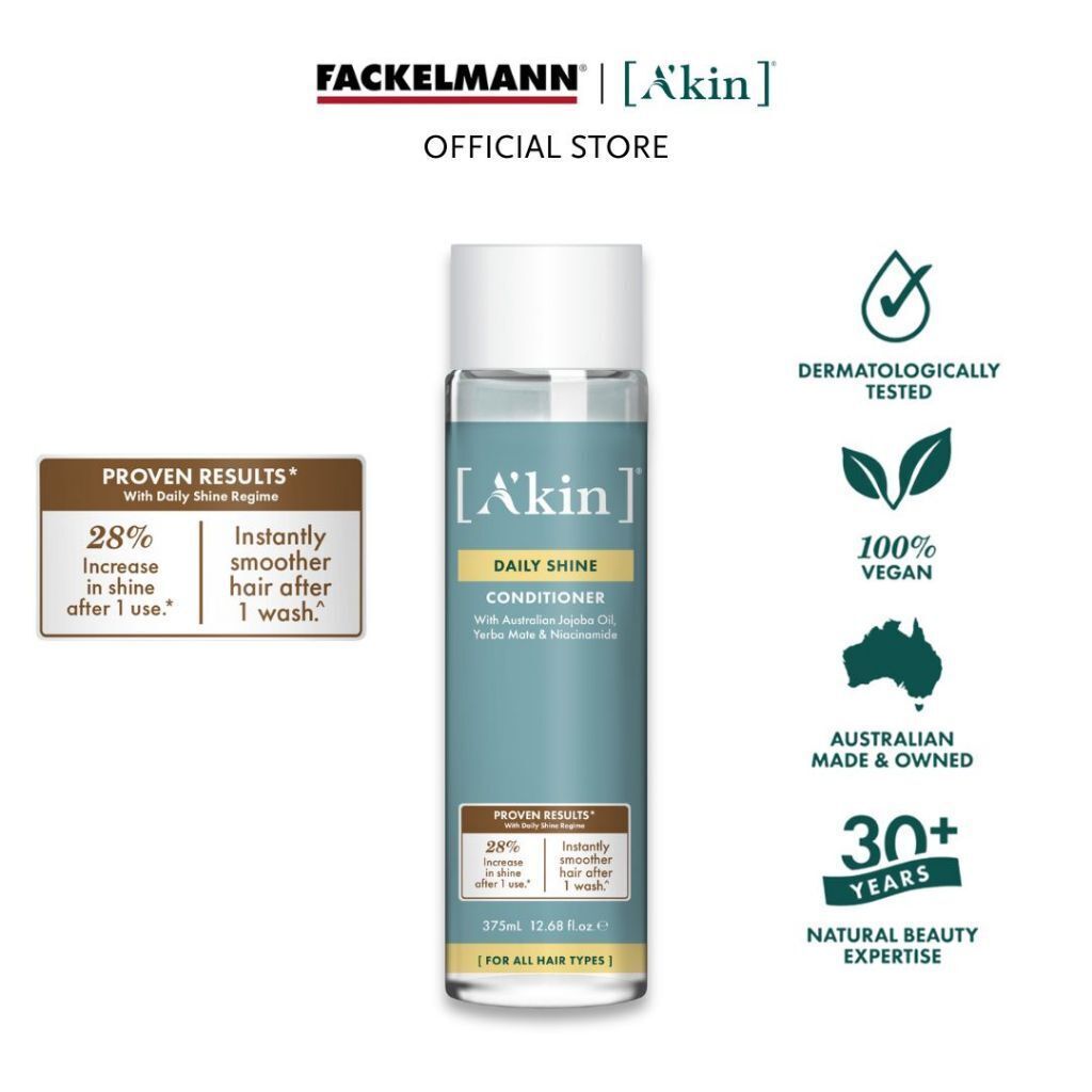 (EXP: Sep 26) A'kin Daily Shine Conditioner 375ml AK0120 (For All Hair ...