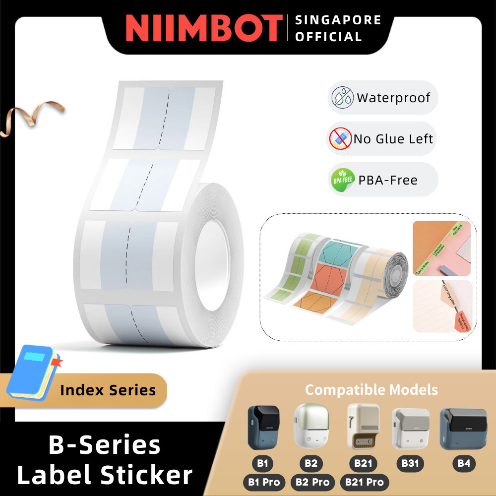 NIIMBOT B1 B2 B21 B1 Pro B2 Pro B21 Pro B31 B4 Index Bookmark Sticker ...