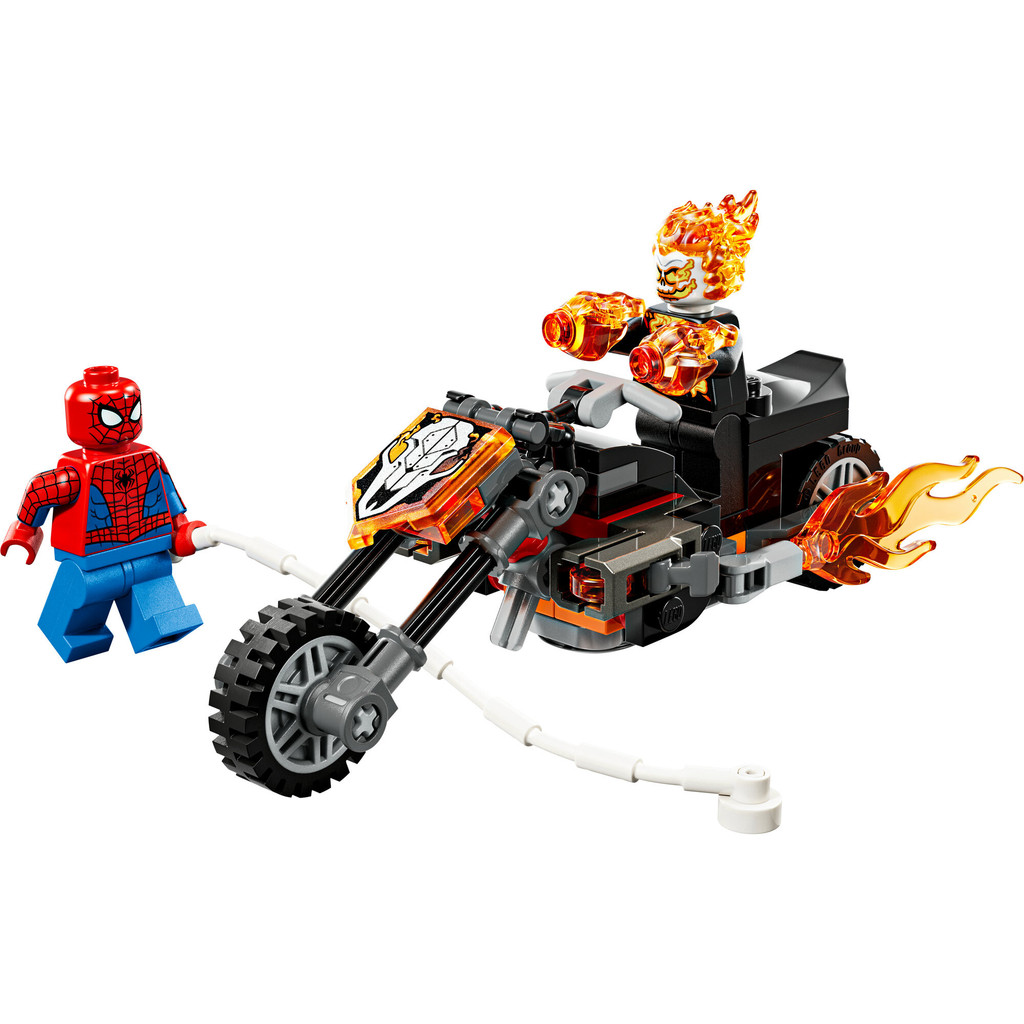 LEGO Super Heroes 76335 Spider-Man vs. Ghost Rider Motorcycle (72 Pieces), Building Block, Toys, Bricks - Gambar 2