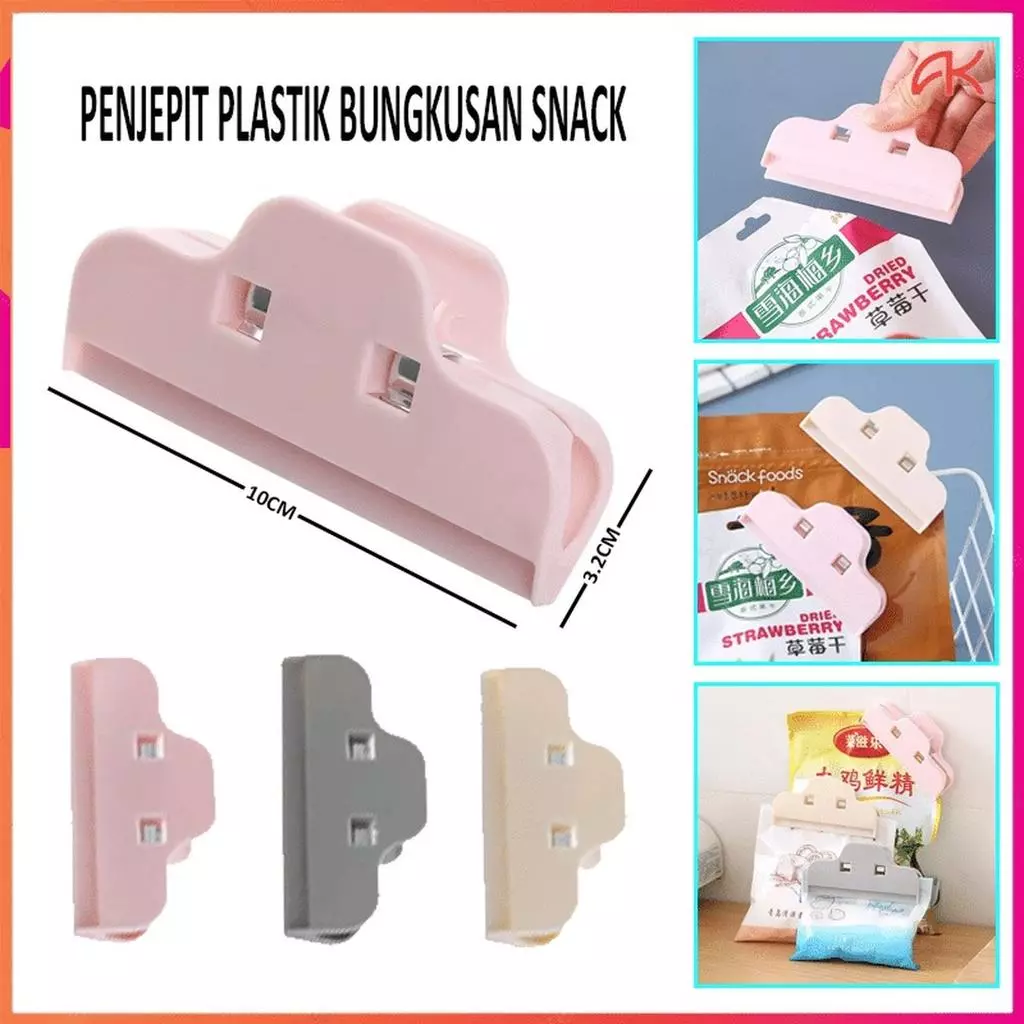 KLIP SEGEL PENJEPIT JEPITAN KANTONG PLASTIK MAKANAN SNACK - Gambar 4