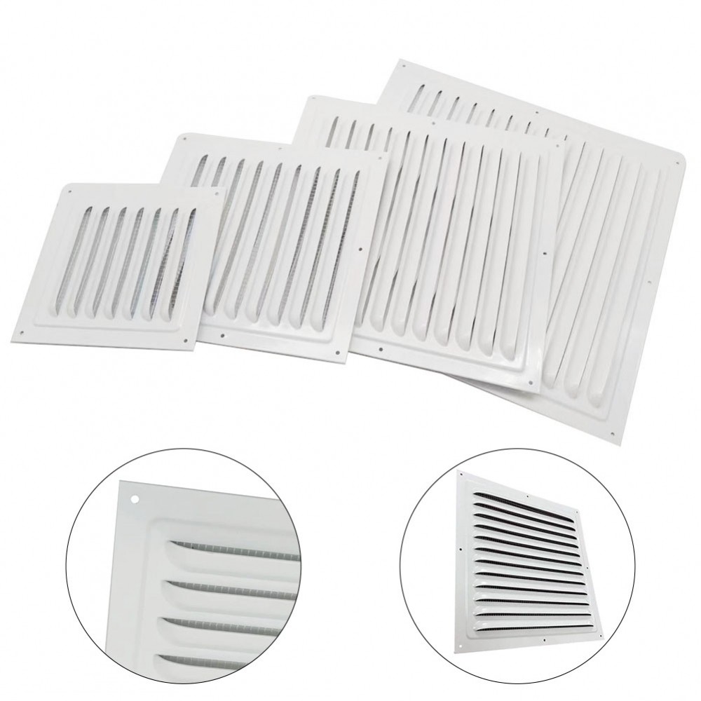 Stylish Louver Vent Grille Cover with Insect Screen for Duct Vents ...