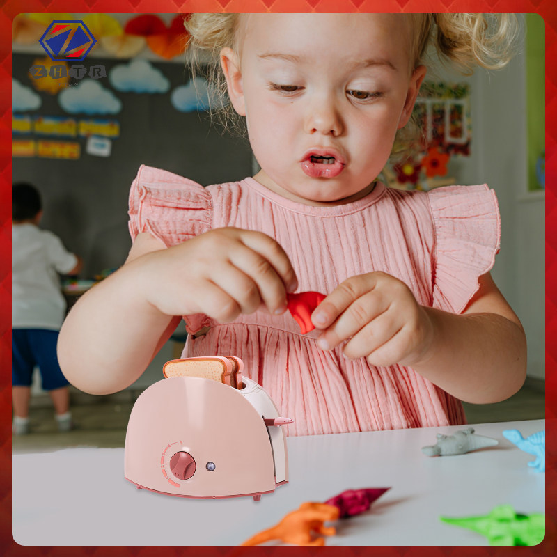 1Set Electric Plastic Mini Toaster Toy Kids Cooking Play Kitchen ...