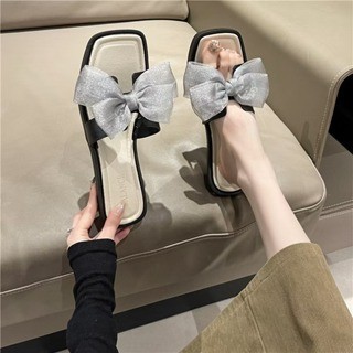 POPmaker shop Sandal Slop Wanita YU70 - Sendal Flat Jelly Elastis dengan Pita & Sol Rubber Anti-Slip, Empuk dan Kekinian, Nyaman untuk Daily Use COD - Gambar 2