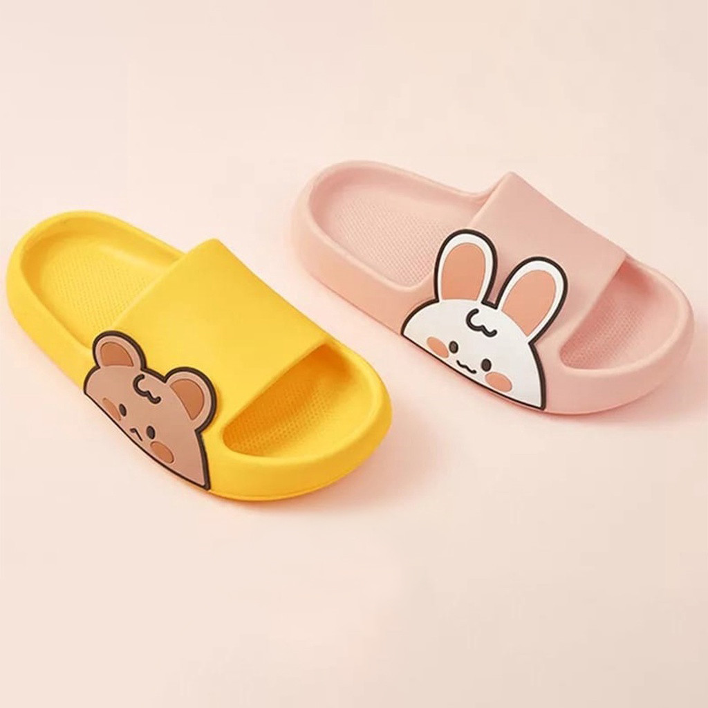 POPmaker shop Sandal Slop Wanita SP20 - Sandal Motif Lucu dengan Desain Fashion Trendy, Nyaman Dipakai untuk Kegiatan Sehari-hari COD - Gambar 3