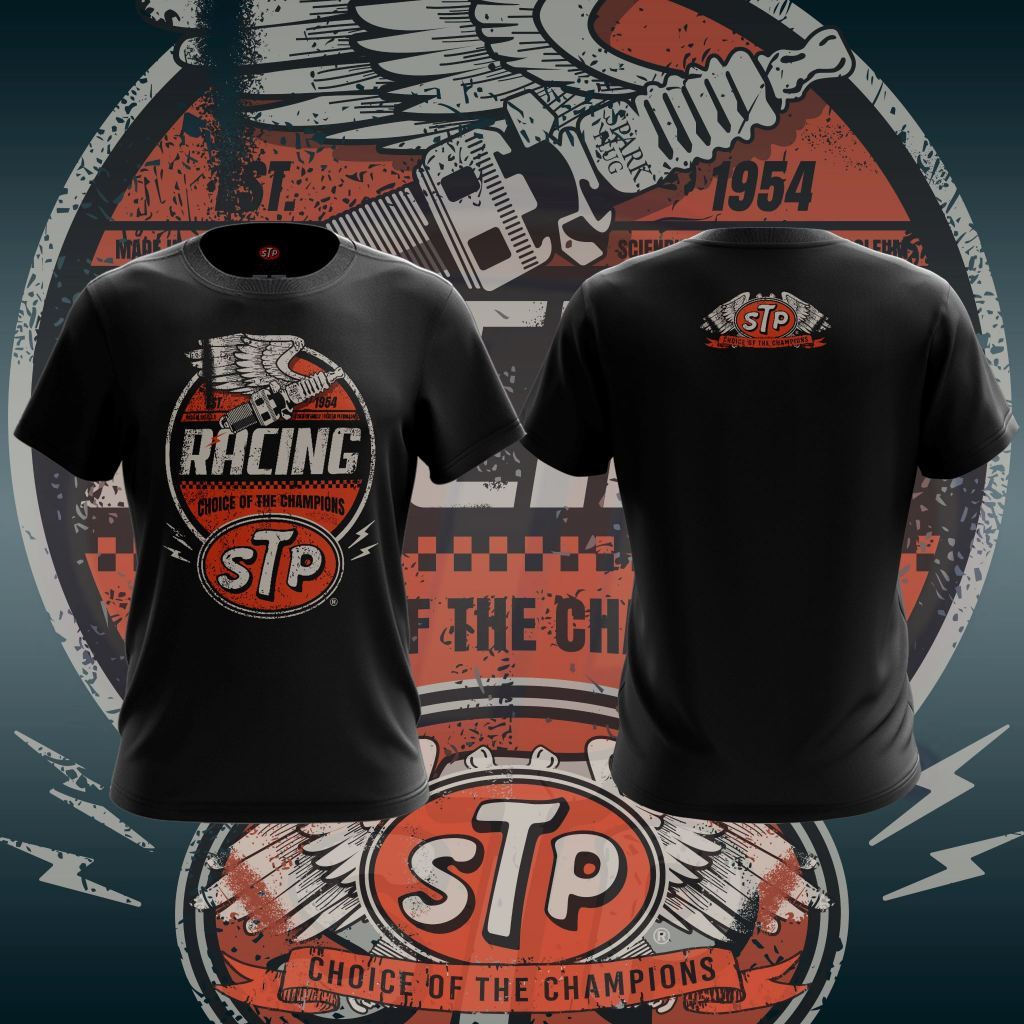 Stp Vintage Racing Motorsport Tshirt Microfiber Jersey Limited Edition ...