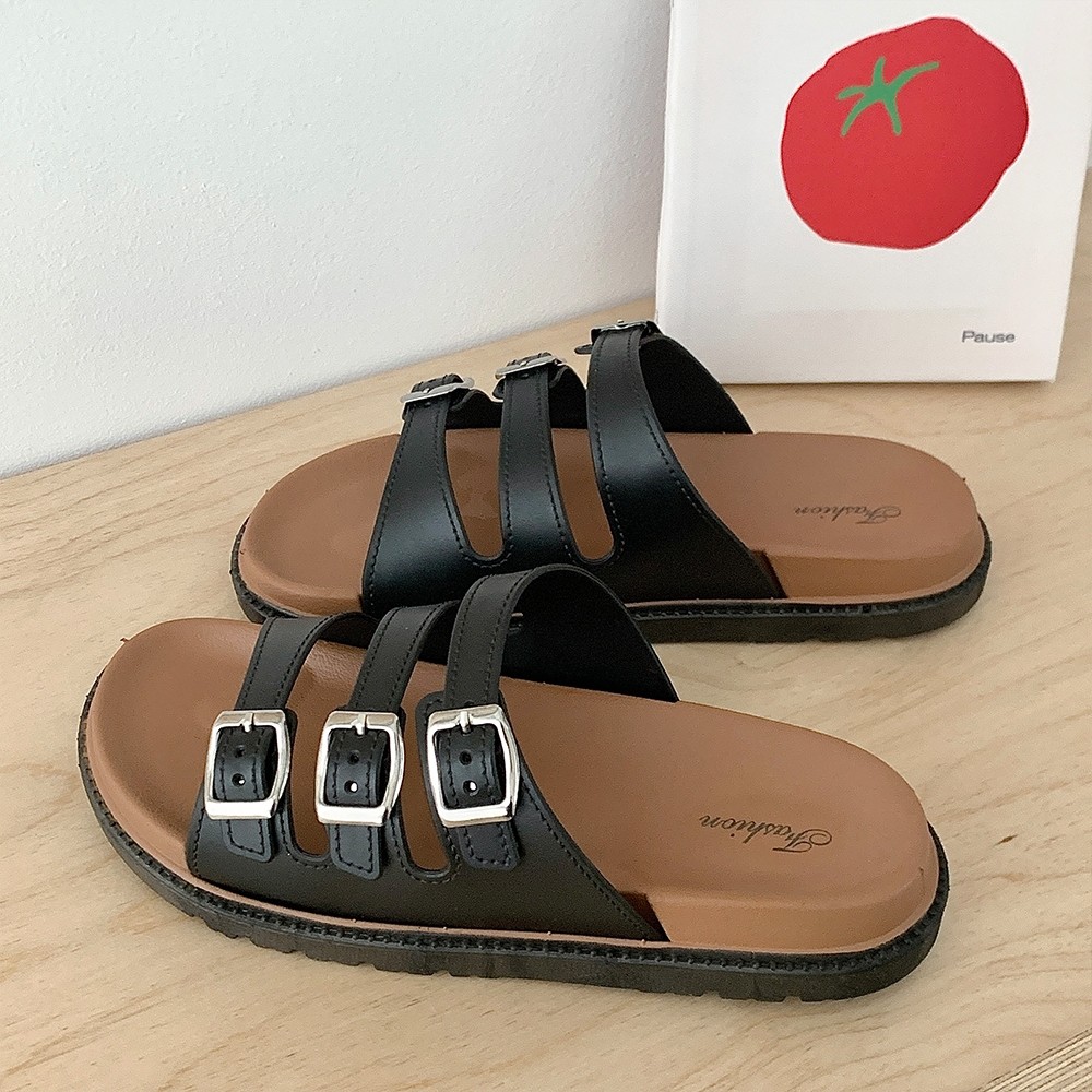 POPmaker Sandal Wanita Ringan Empuk Fashion - Gambar 2