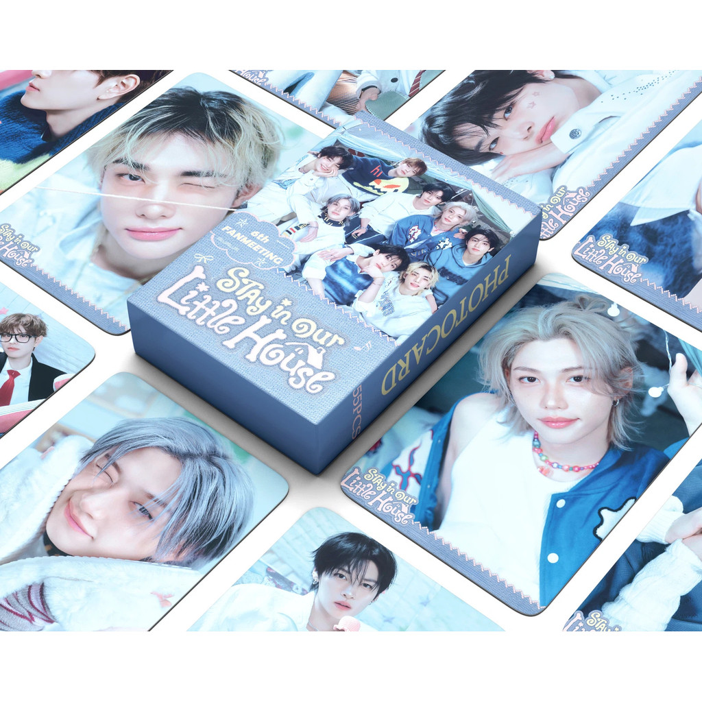 55pcs STRAY KIDS SKZ HOP Lomo cards Rock Star FANMEETING SKZ'S