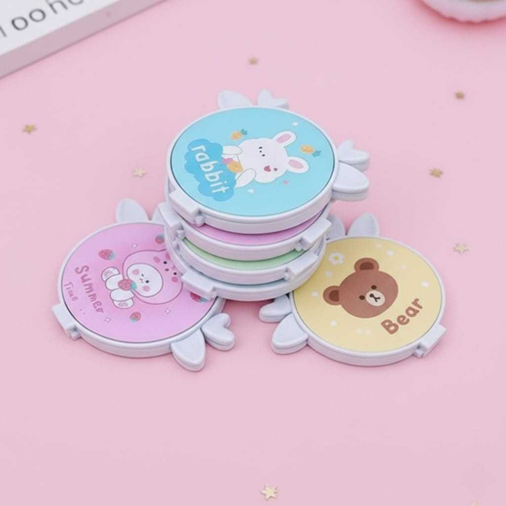 POPmaker Kaca Lipat Duo Cermin Dua Sisi Tebal - Gambar 2