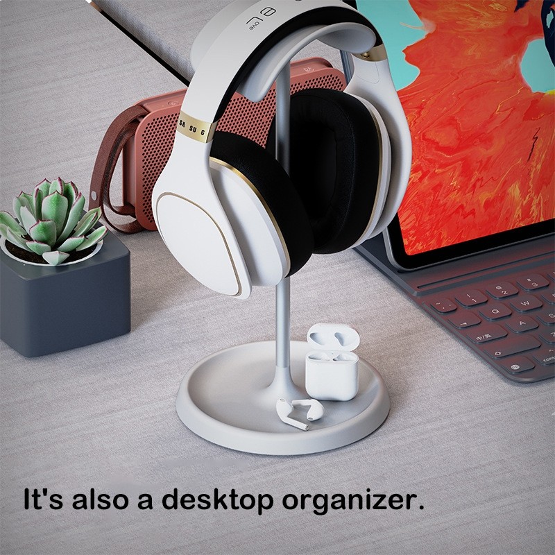 SG Desktop Aluminium Alloy Headsets Stand Holder for Headsets Headphone ...