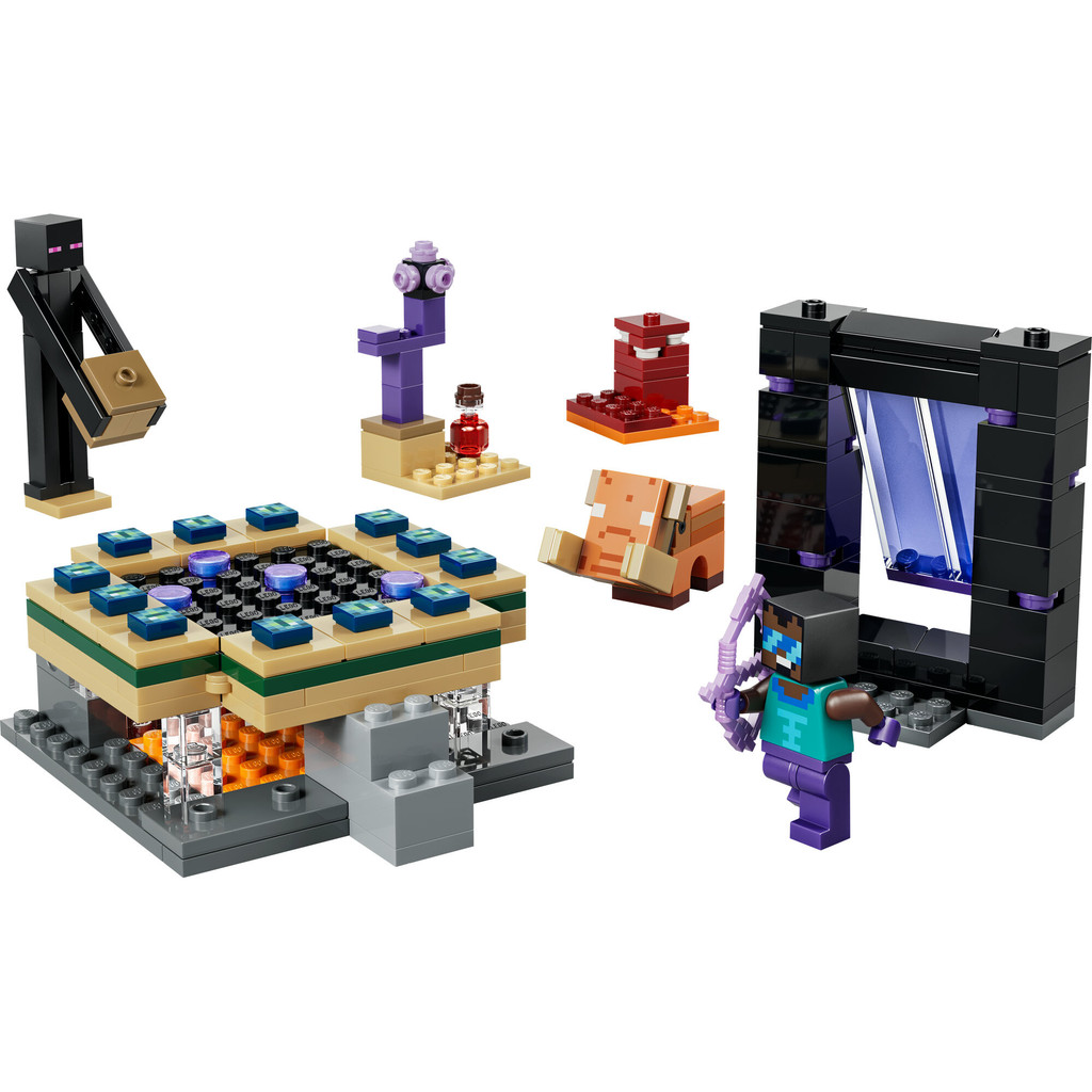 LEGO Minecraft 21584 Nether & End Portal Journey (192 Pieces), Building Block, Toys, Bricks - Gambar 3