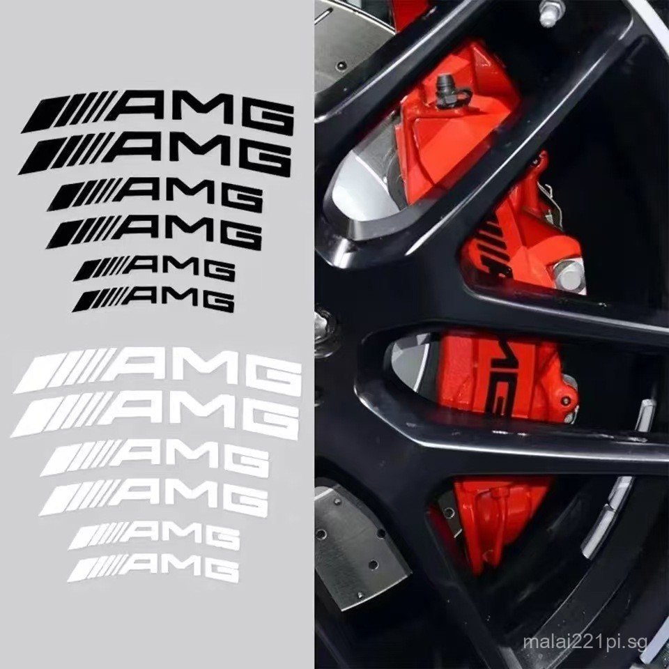 High Temperature Resistant Car Sticker AMG Personalized Wheel ...
