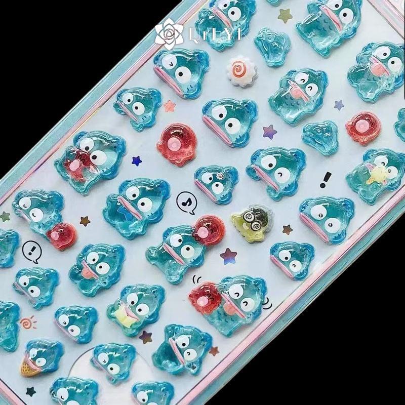 [QrhYK-t] Chii Kawa Usagi Bonbon Drop Seal Sticker 3D Relief Nail ...