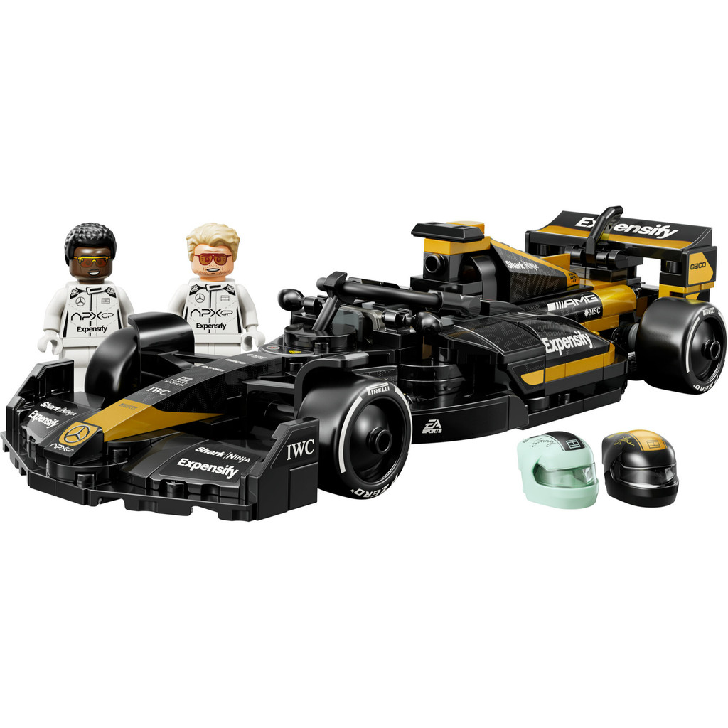 LEGO Speed Champions 77252 APXGP Team Race Car from F1 The Movie (268 Pieces), Building Block, Toys, Bricks - Gambar 2