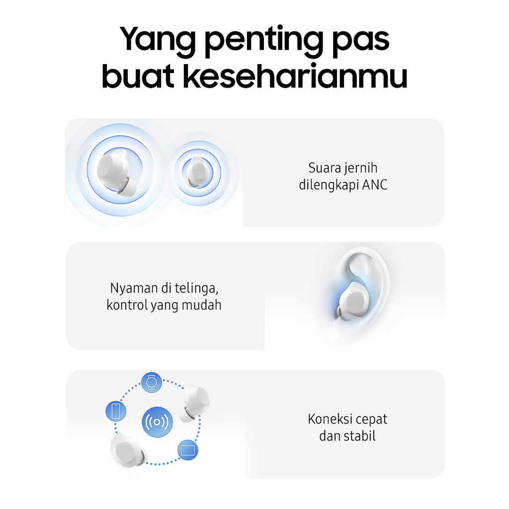 Samsung Galaxy Buds Core - Black - Gambar 2