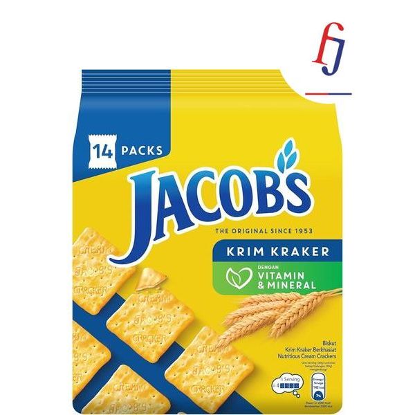 Jacob's Cream Cracker Multipack Original 504g | Shopee Singapore